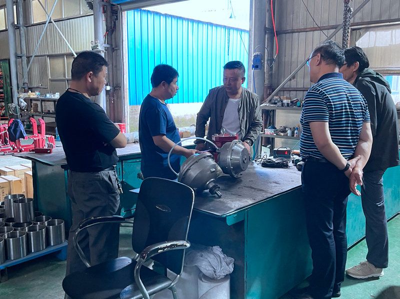 合作伙伴的主要負(fù)責(zé)人來我廠參觀、調(diào)研